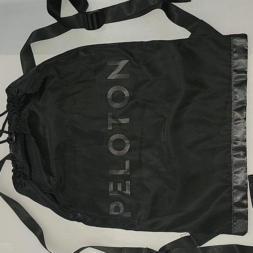 Peloton Active Backpack Cinch Bag Bicycle Pack Black